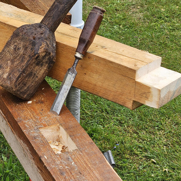 Detaljbild tappfogning för ramverk